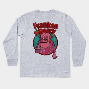 Distressed FrankenBerry Kids Long Sleeve T-Shirt